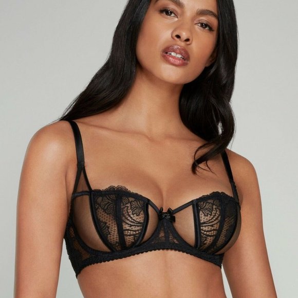 NWT Agent Provocateur Rozlyn Black Bra - Picture 3 of 10